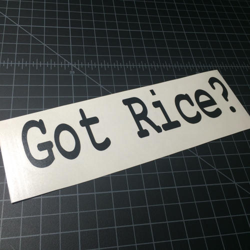 got rice t shirt